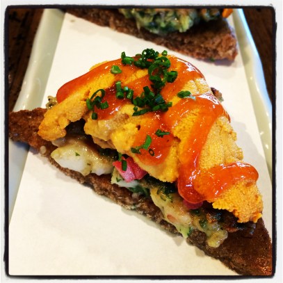 Paiche - Uni Shrimp Toast