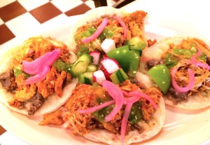 El Presidente - Pollo Valladolid (Braised Chicken tacos)