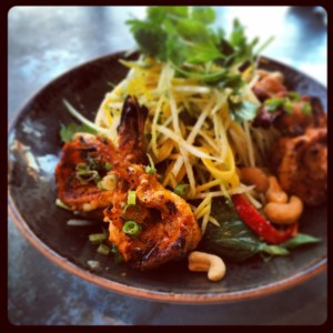 Little Sister - Grilled Prawns Salad