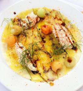 David Burke Kitchen - Burrata and Squash Carpaccio