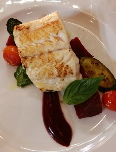 Kingklip with beetroot gel - Borage