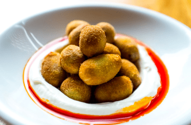 Balaboosta Fried Olives - Bar Bolonat